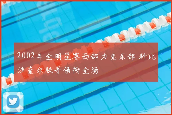 2002年全明星赛西部力克东部 科比沙奎尔联手领衔全场